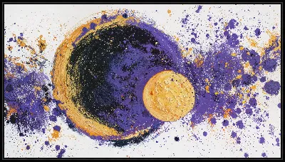 Картина Фиолетовая абстракция №16