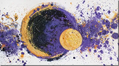 Картина маслом Фиолетовая абстракция №16