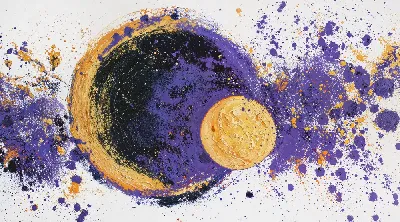 Плакат Фиолетовая абстракция №16