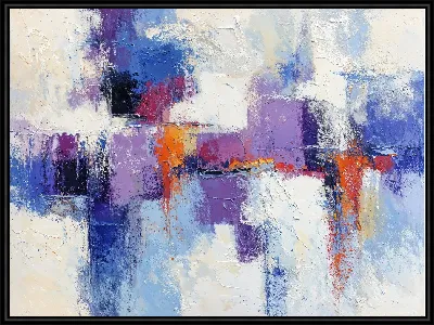 Картина Фиолетовая абстракция №17