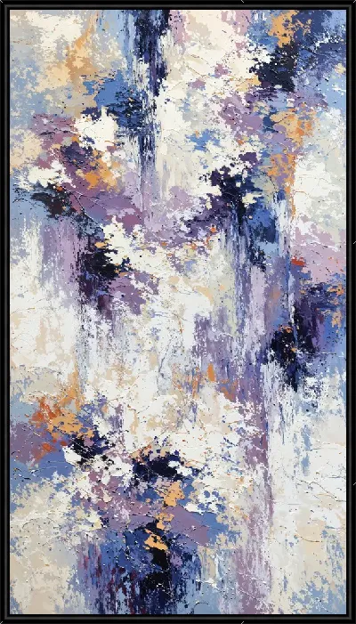 Картина Фиолетовая абстракция №18