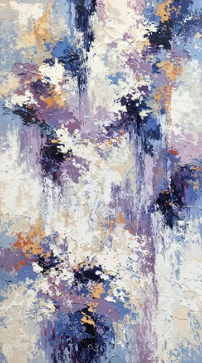 Плакат Фиолетовая абстракция №18