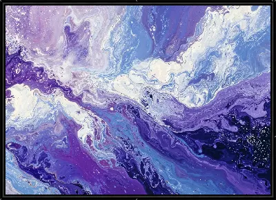 Картина Фиолетовая абстракция №21