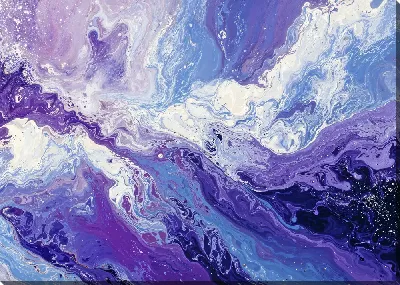 Постер Фиолетовая абстракция №21