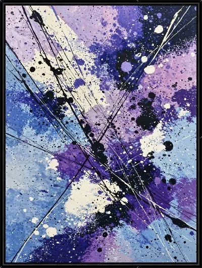 Картина Фиолетовая абстракция №22