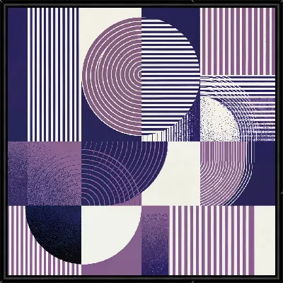 Картина Фиолетовая абстракция №25