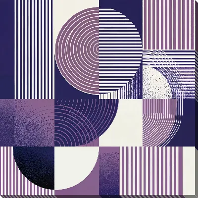 Постер Фиолетовая абстракция №25