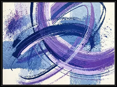 Картина Фиолетовая абстракция №26