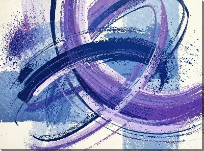 Постер Фиолетовая абстракция №26