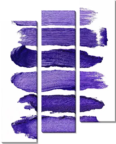 Модульная картина Фиолетовая абстракция №27