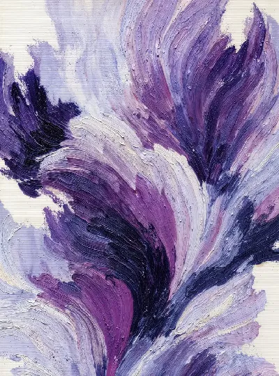 Плакат Фиолетовая абстракция №30