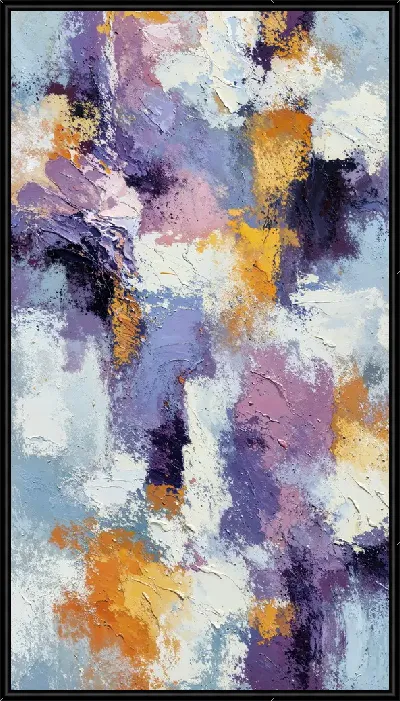 Картина Фиолетовая абстракция №35