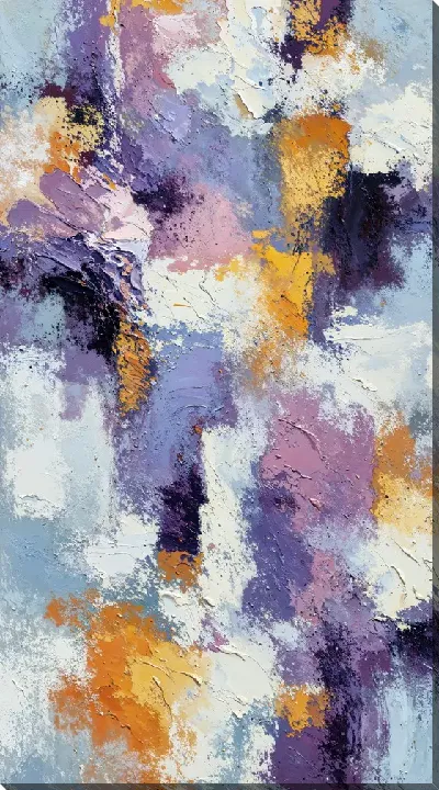 Картина маслом Фиолетовая абстракция №35