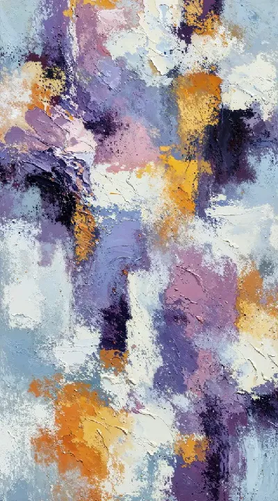 Плакат Фиолетовая абстракция №35