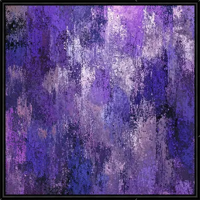 Картина Фиолетовая абстракция №36