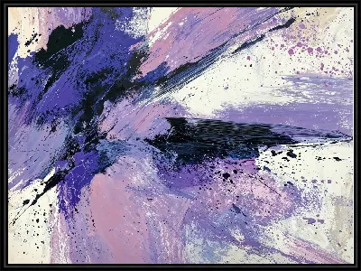 Картина Фиолетовая абстракция №37