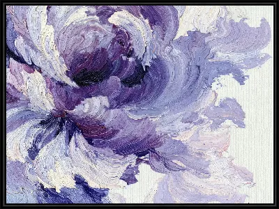 Картина Фиолетовая абстракция №38