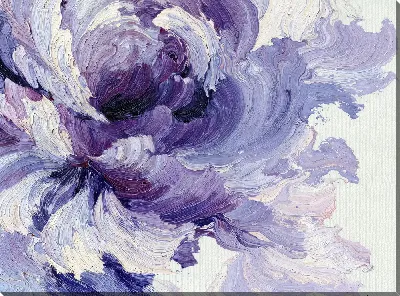 Картина маслом Фиолетовая абстракция №38