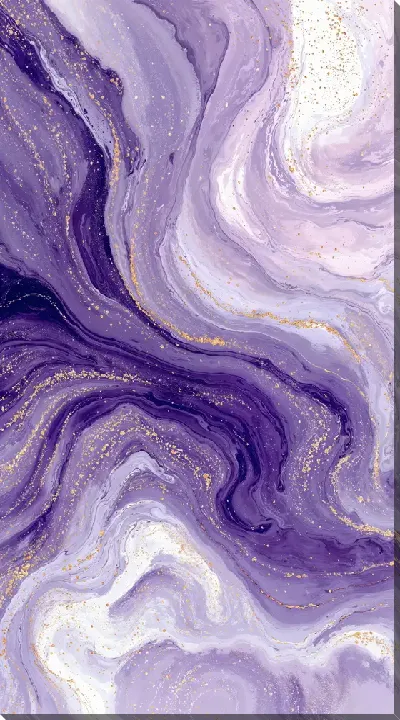 Картина маслом Фиолетовая абстракция №39