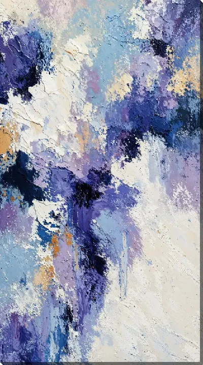 Картина маслом Фиолетовая абстракция №40