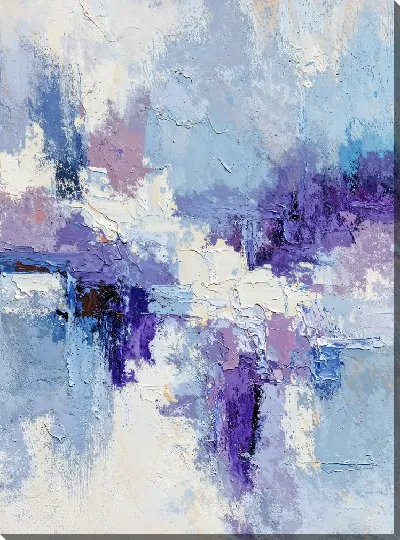 Картина маслом Фиолетовая абстракция №42