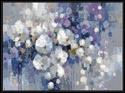 Картина Фиолетовая абстракция №45