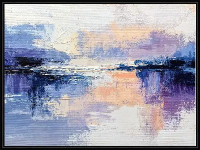 Картина Фиолетовая абстракция №47