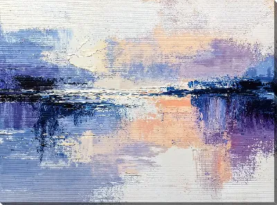 Картина маслом Фиолетовая абстракция №47