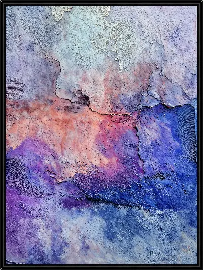 Картина Фиолетовая абстракция №48