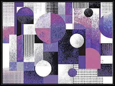 Картина Фиолетовая абстракция №50