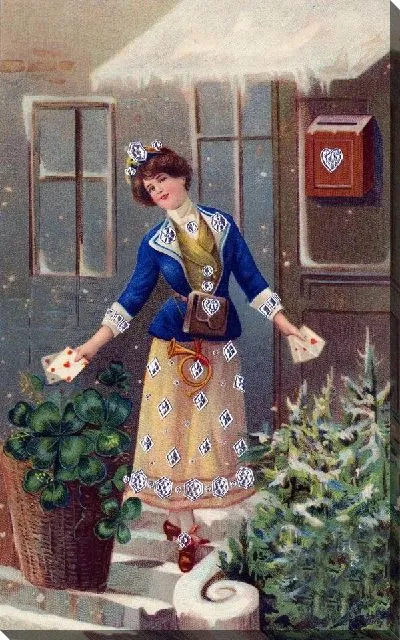 Картина маслом Девушка (Girl) №23