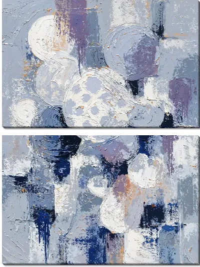 Модульная картина Фиолетовая абстракция №51