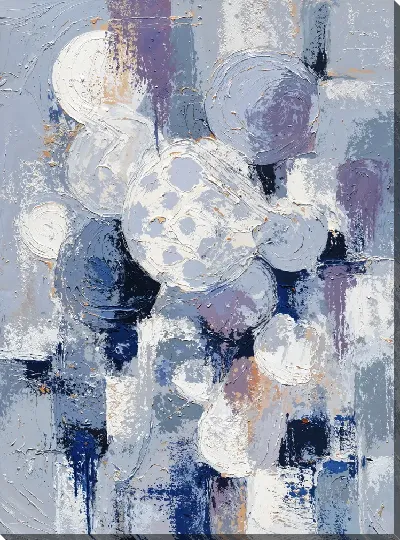 Картина маслом Фиолетовая абстракция №51