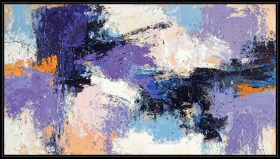 Картина Фиолетовая абстракция №52