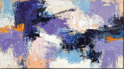 Картина маслом Фиолетовая абстракция №52