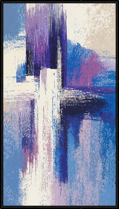 Картина Фиолетовая абстракция №53