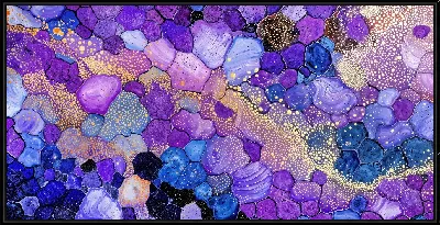 Картина Фиолетовая абстракция №54