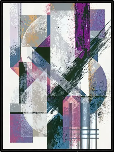 Картина Фиолетовая абстракция №55