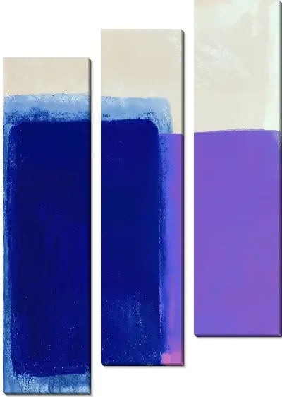 Модульная картина Фиолетовая абстракция №57