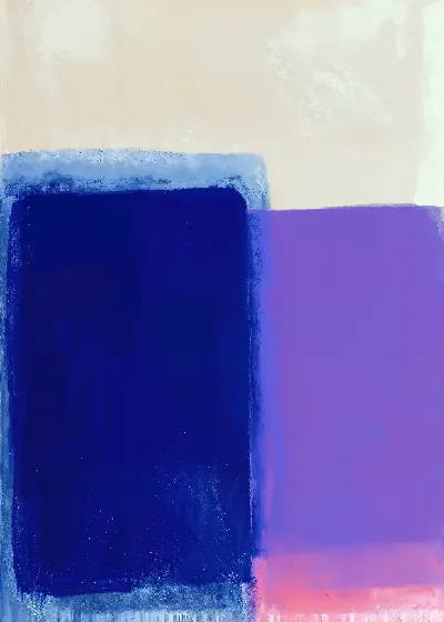 Плакат Фиолетовая абстракция №57