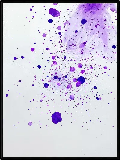 Картина Фиолетовая абстракция №63