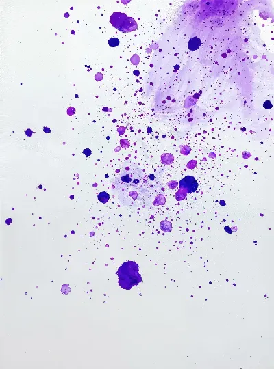 Плакат Фиолетовая абстракция №63