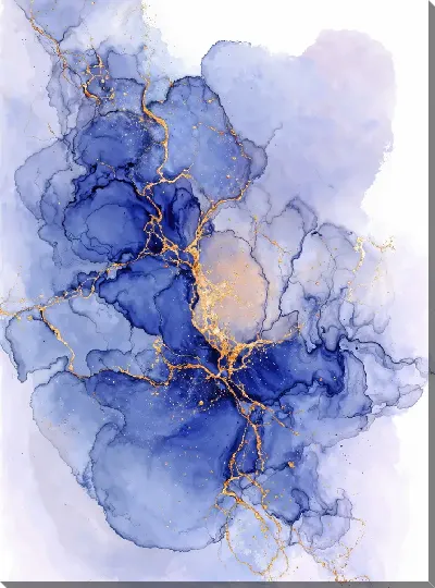 Картина маслом Фиолетовая абстракция №64