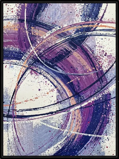 Картина Фиолетовая абстракция №68