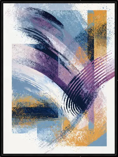 Картина Фиолетовая абстракция №72