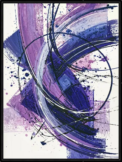 Картина Фиолетовая абстракция №74