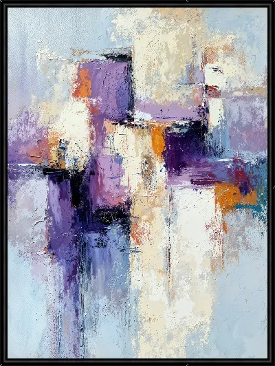 Картина Фиолетовая абстракция №76