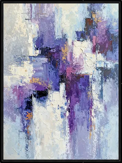 Картина Фиолетовая абстракция №77