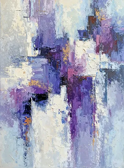 Плакат Фиолетовая абстракция №77