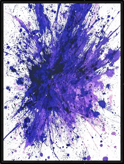 Картина Фиолетовая абстракция №78